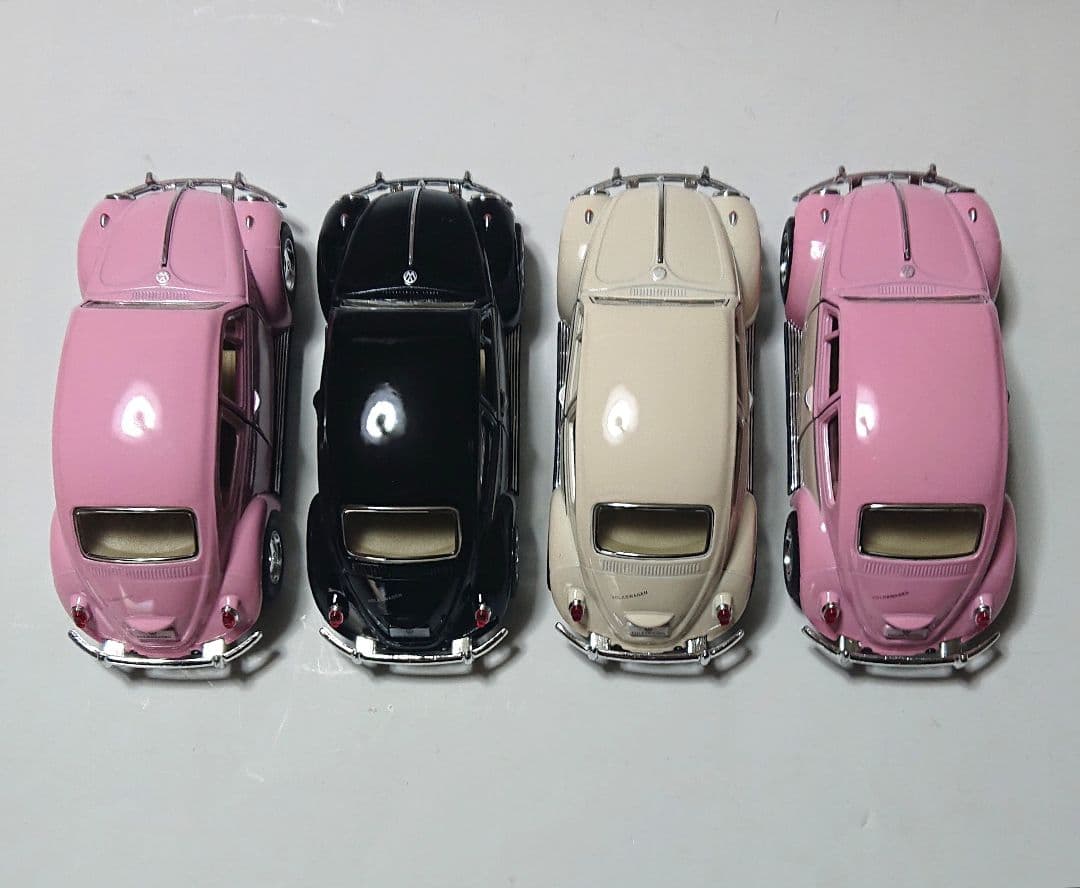 キンスマート 1/32 フォルクスワーゲンビートル4種セット 新品未使用保管品