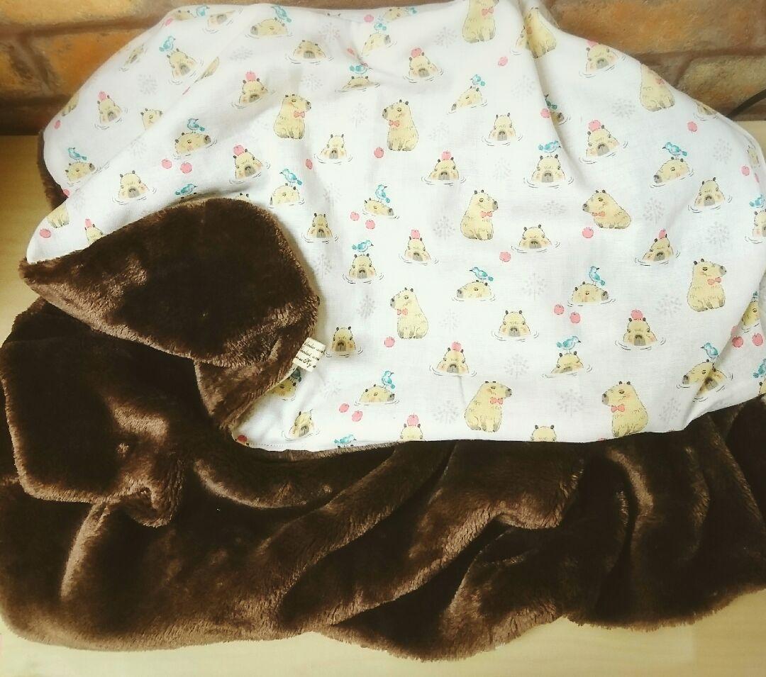 専用❤みかん…超特価❤トロふわ暖か❤ボア×ガーゼ❤特大ブランケット❤カピバラ★