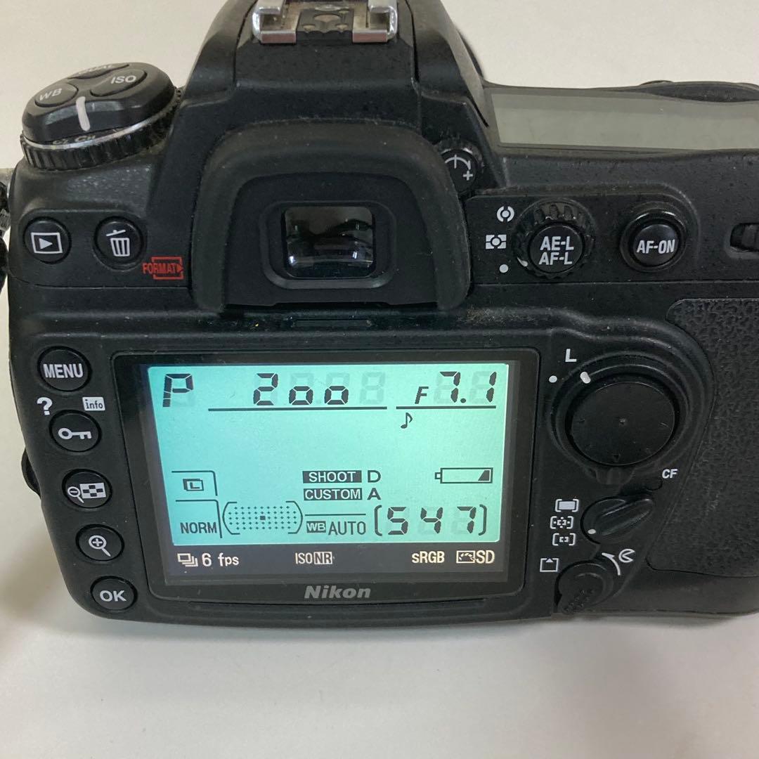 【現状品 通電確認済】Nikon D300 デジタル一眼レフカメラ レンズ付