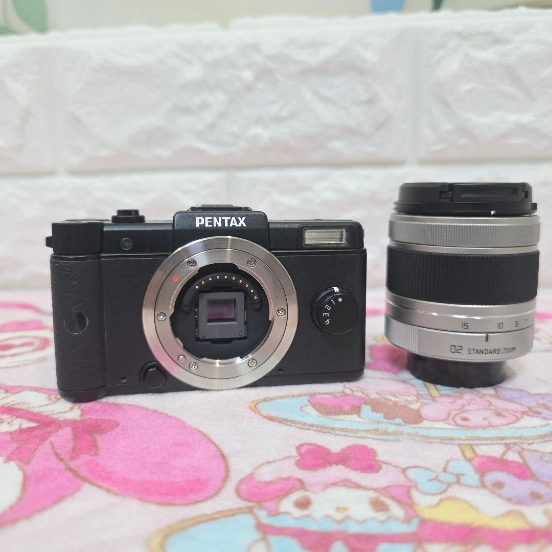 518美品【PENTAX Q 02】 レンズキット LIMITED SILVER