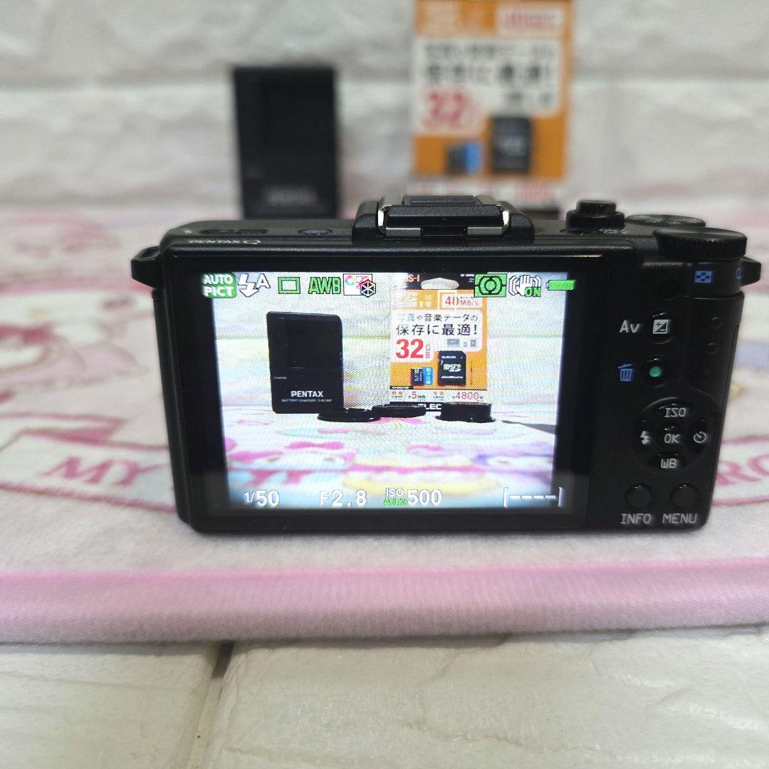 518美品【PENTAX Q 02】 レンズキット LIMITED SILVER