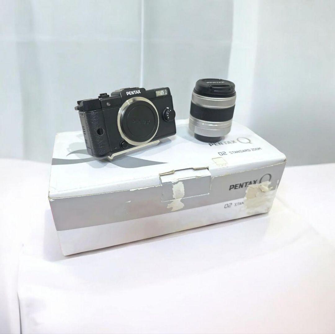 518美品【PENTAX Q 02】 レンズキット LIMITED SILVER