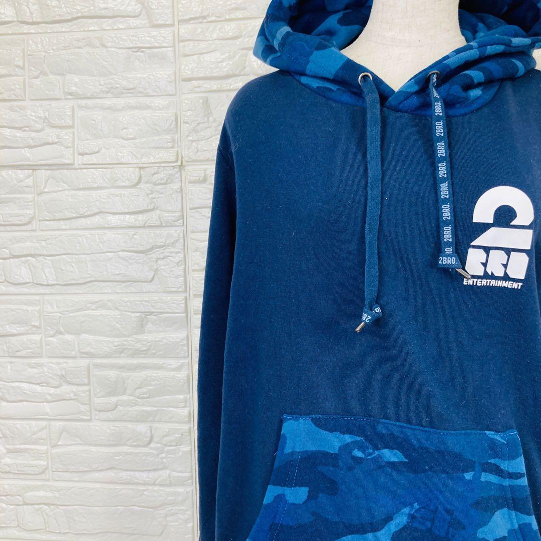 2BRO. 兄者弟者 カモフラパーカー M かぶりパーカSTORE限定グッズ