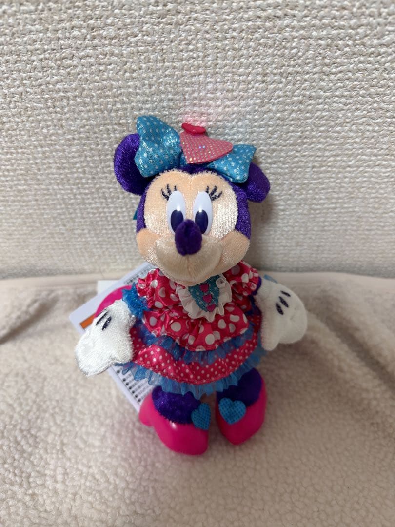 ミッキー ミニー ぬいぐるみバッチ