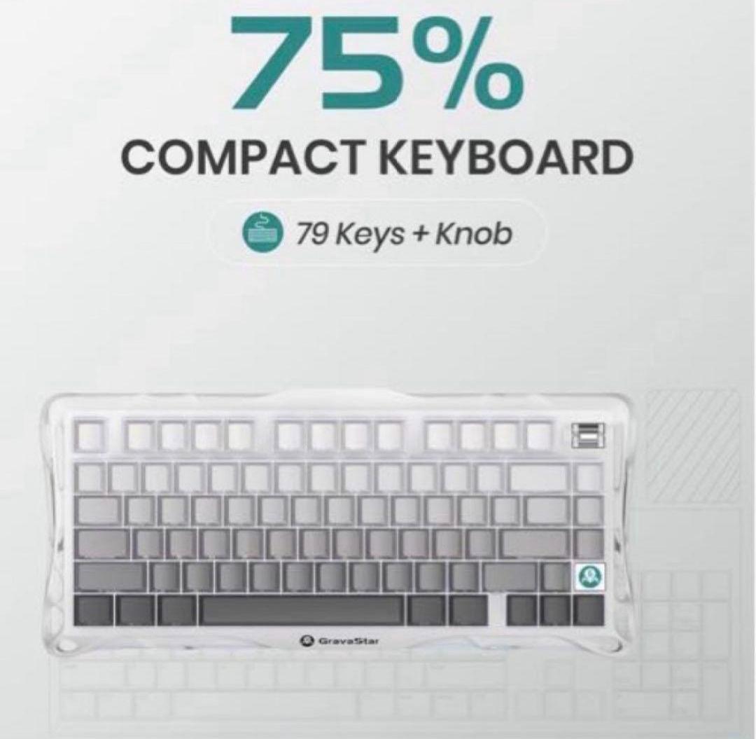 GravaStar K1 ワイヤレスメカニカルキーボード