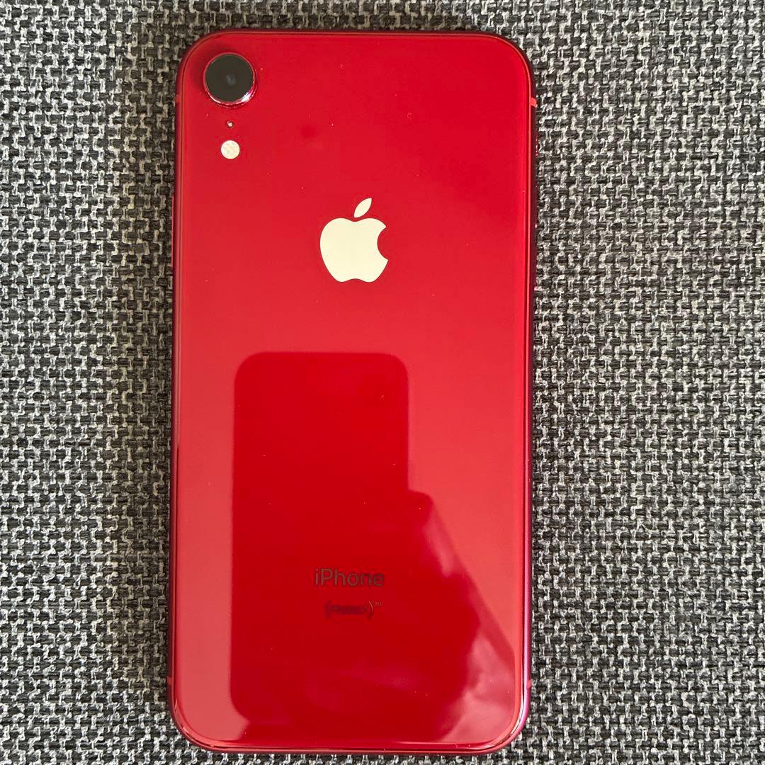 【美品】Apple iPhone XR 64GB レッド