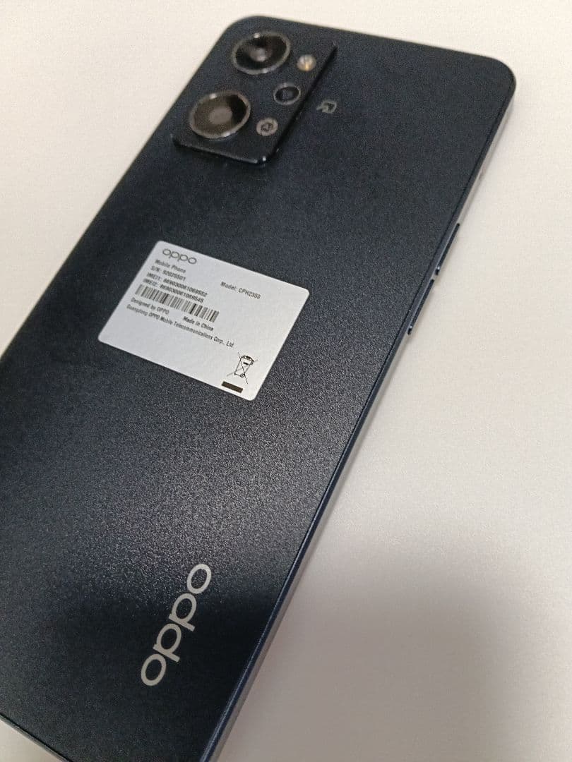 OPPO【Reno 7A】　128GB（スターリーブラック）