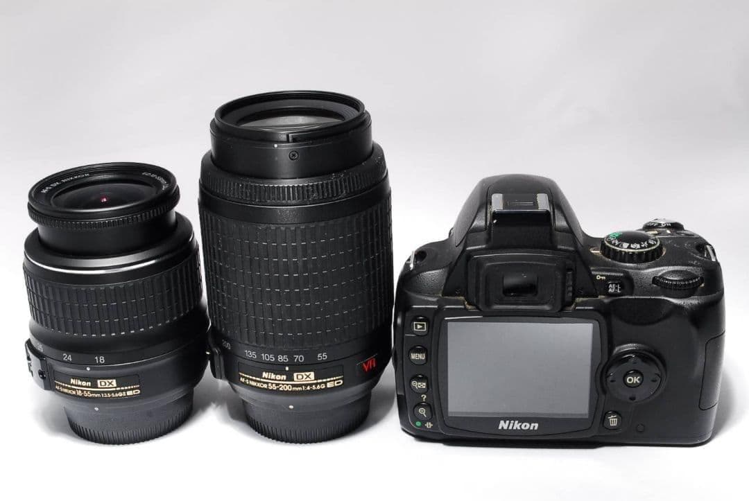 【決算セール】初心者向け Nikon D40X Wレンズ VR手ブレ補正