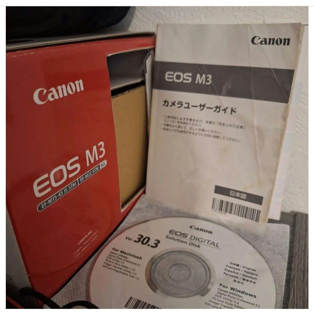 Canon　EOSM3 EF-M15-45IS STM　ミラーレス一眼カメラ
