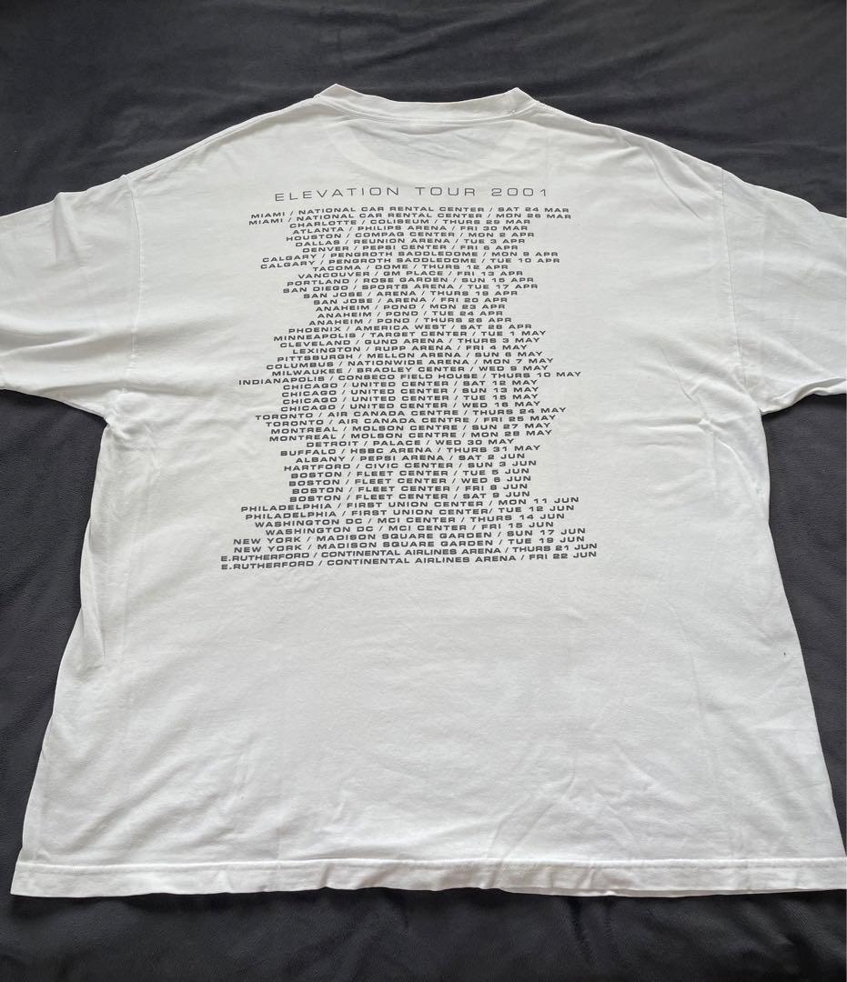 00s USA製 U2 オフィシャル 2001 半袖　 オールド バンド バンT