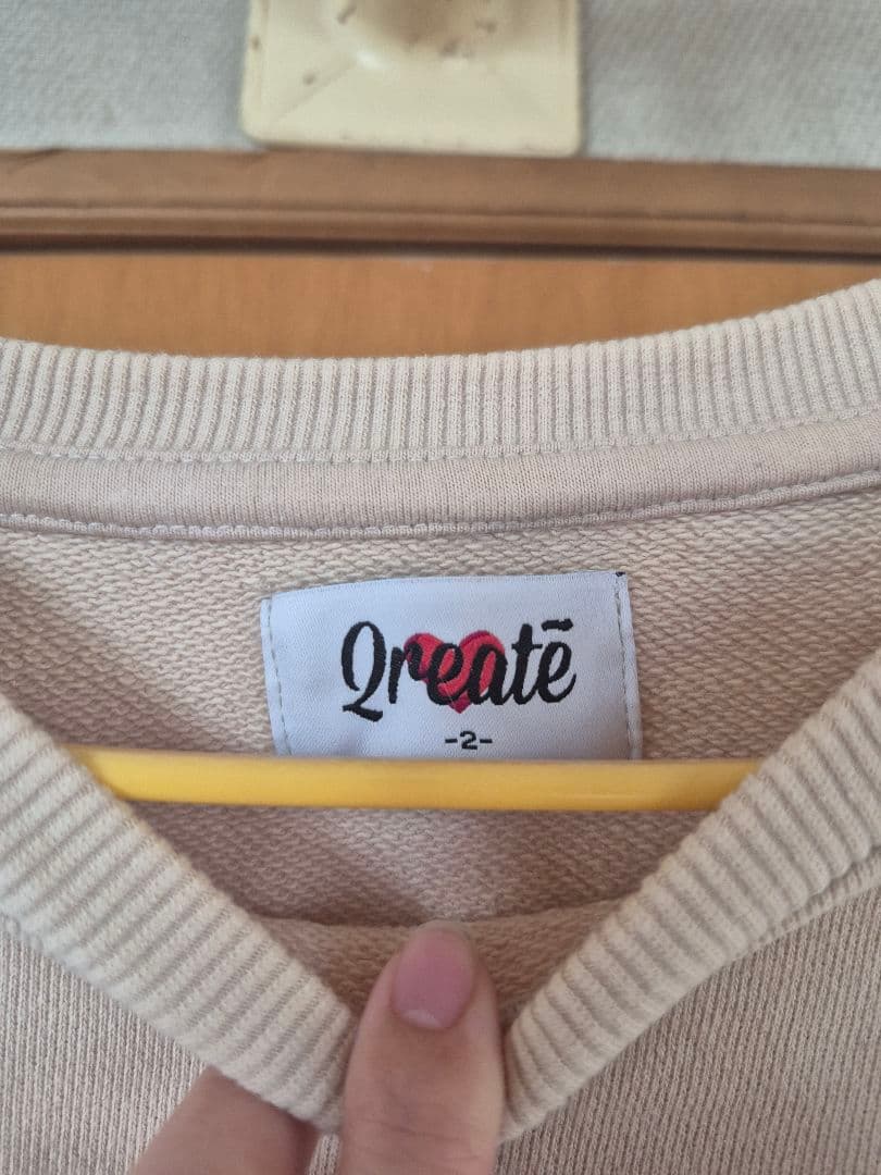 【韓国】2PM JUN. K X QREATE コラボ スウェットトレーナー