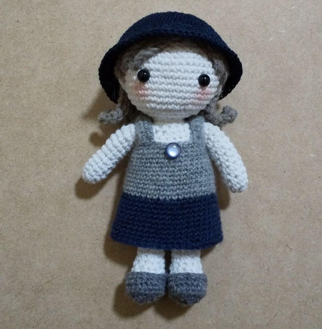 着せかえあみぐるみ★バイカラーのワンピース★