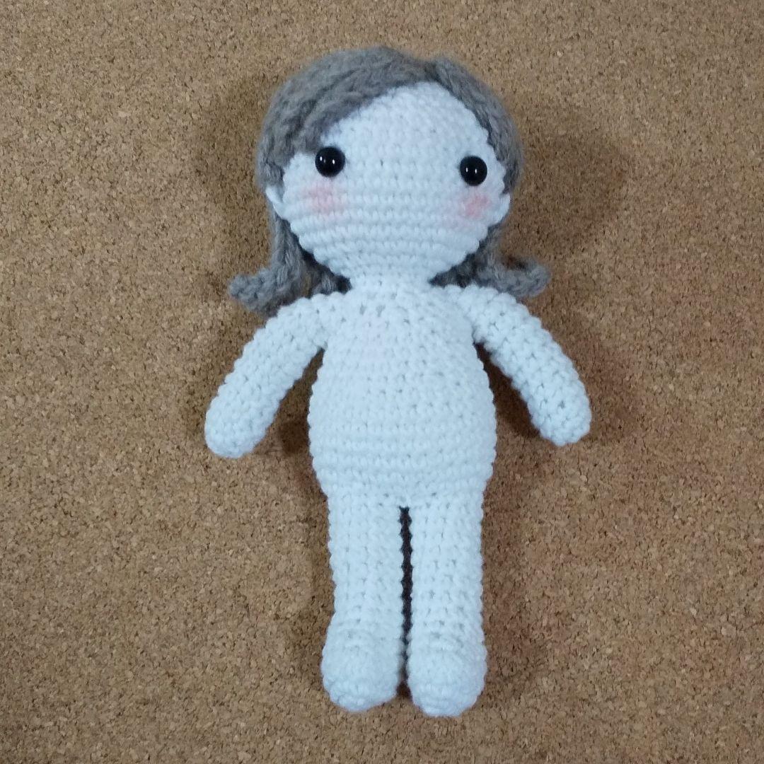 着せかえあみぐるみ★バイカラーのワンピース★