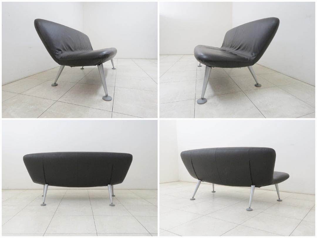 ドリアデ Gemini ソファ マシューヒルトン 総革 スペースエイジ 希少