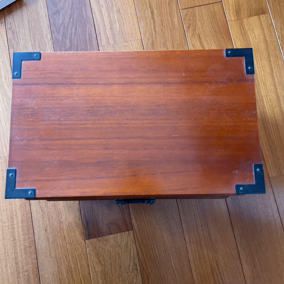 アンティーク 木製 チェスト