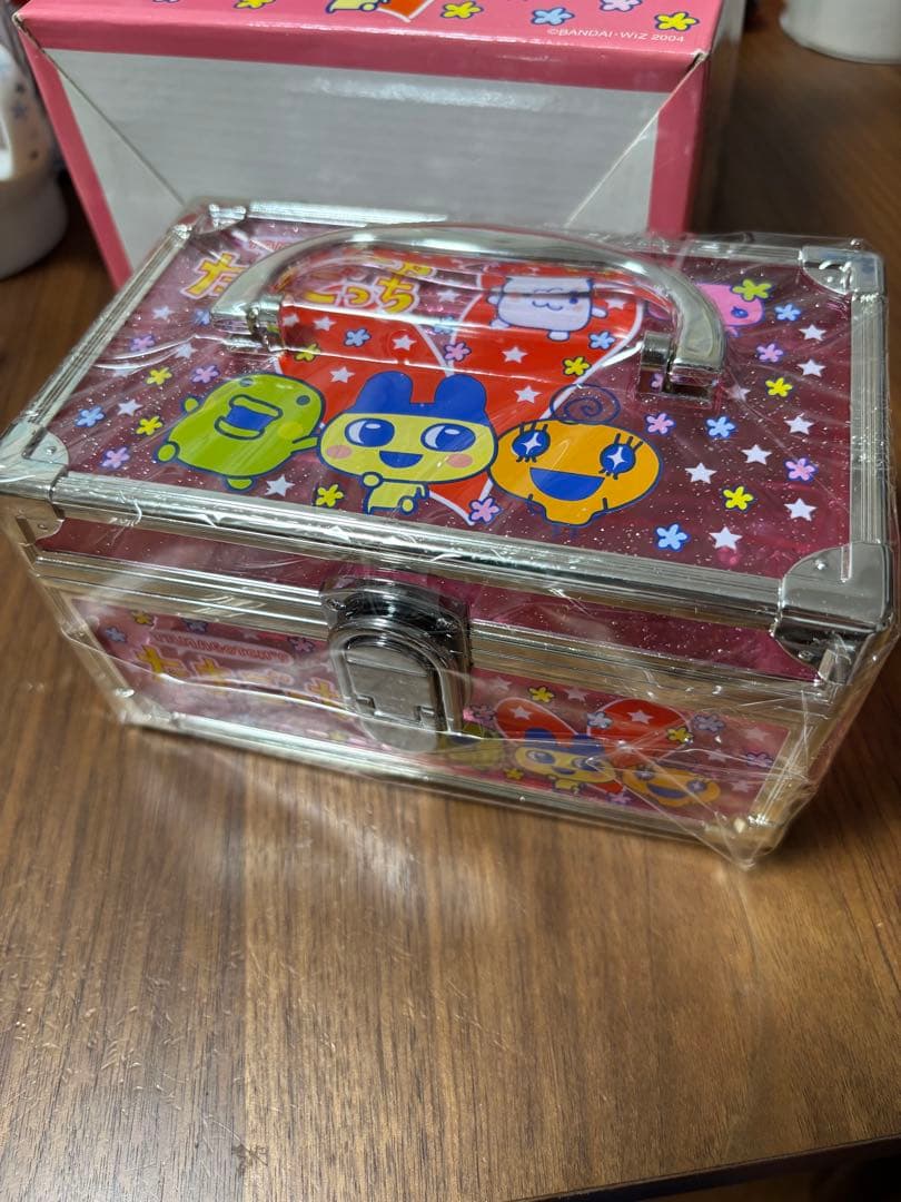 平成 2004年 新品 未使用 たまごっち　バニティケース ボックス　ピンク