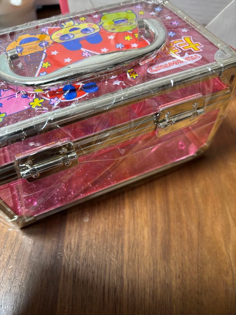 平成 2004年 新品 未使用 たまごっち　バニティケース ボックス　ピンク