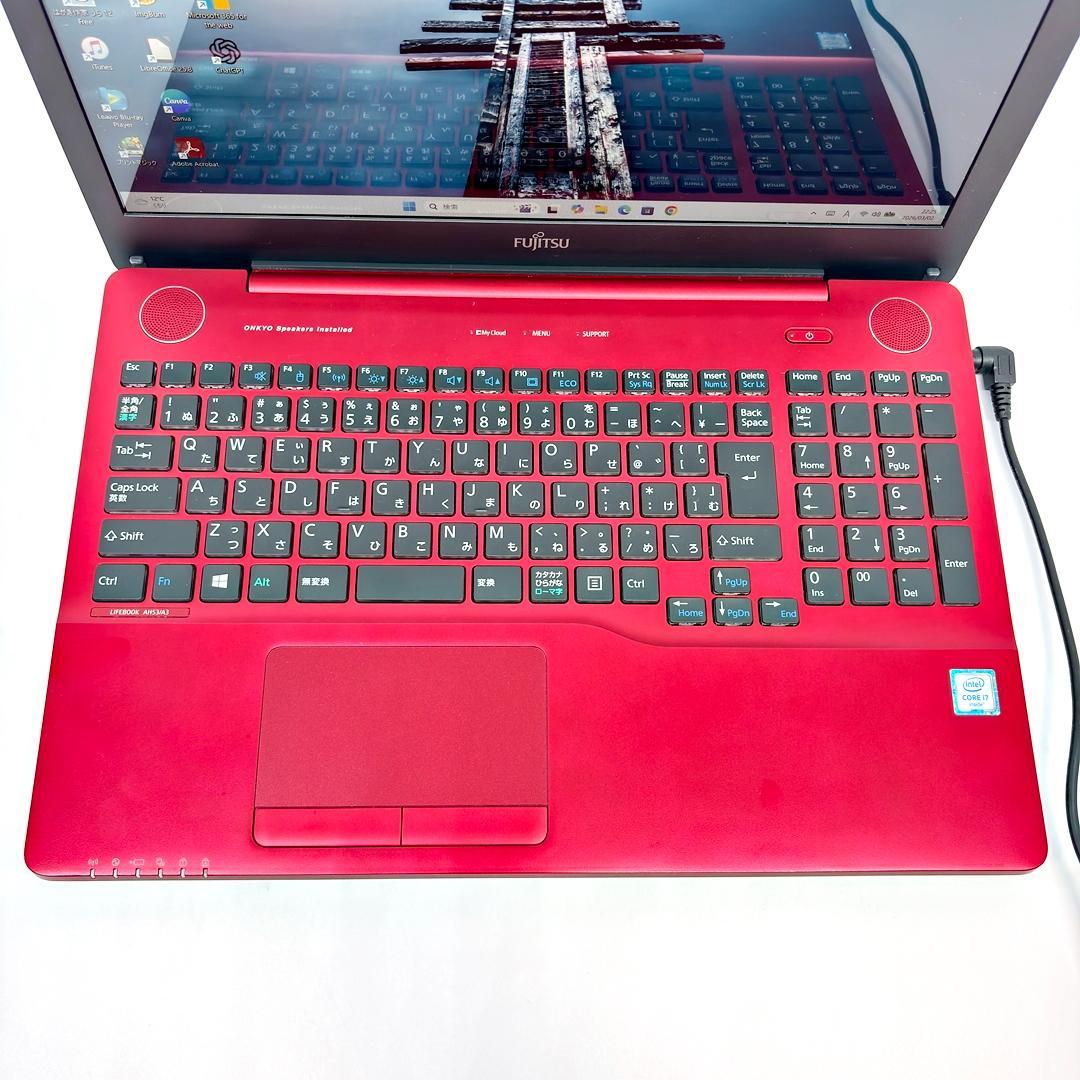 【爆速動作】ノートパソコン/Core i7/Win11/SSD/オフィス/A42