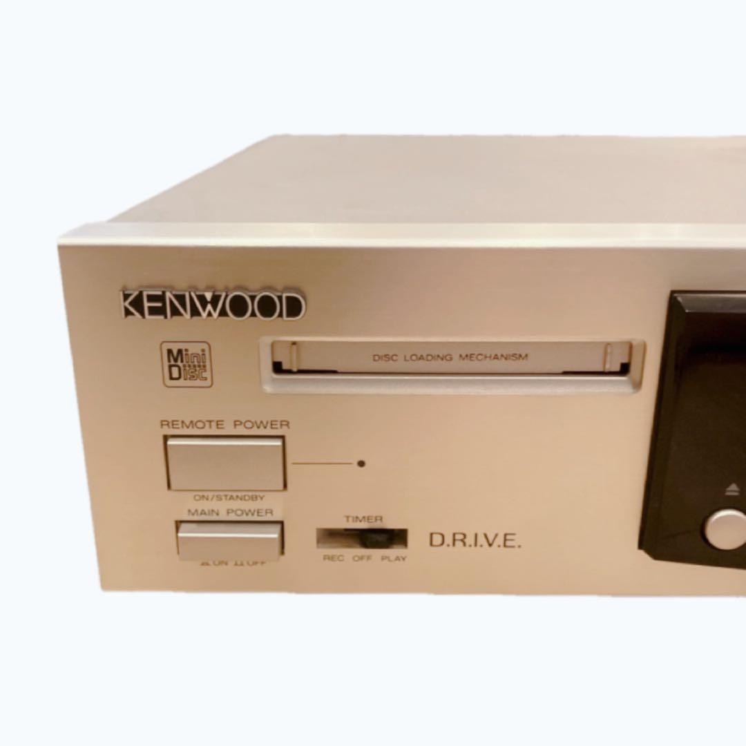 極美品　KENWOOD ステレオ ミニディスク MDレコーダー DM-7080