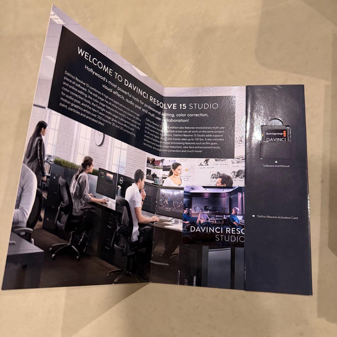 Davinci Resolve Speed Editorアクティベーションカード