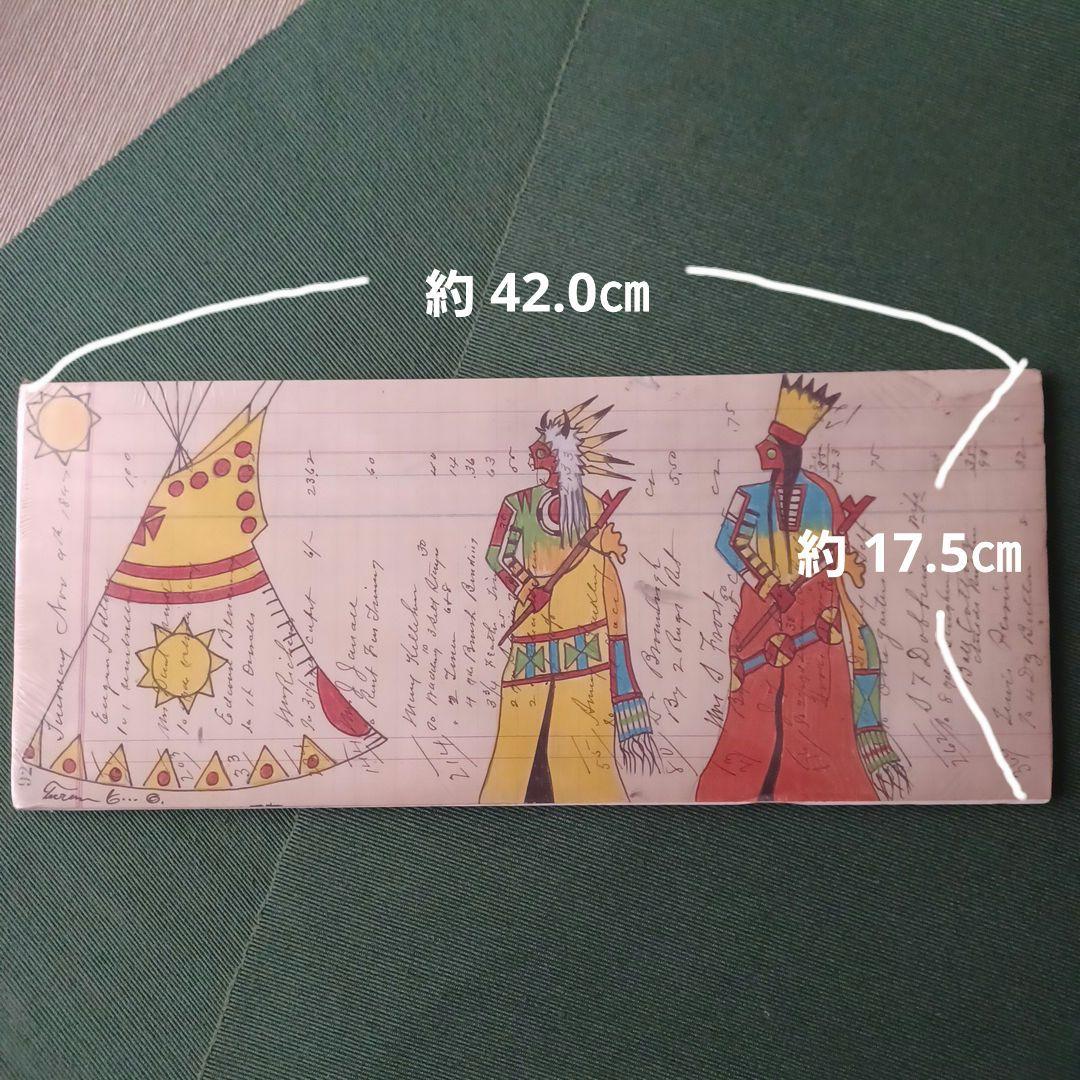 インディアン風アート作品 アメリカ先住民風 衣装デザイン画／原画スケッチ