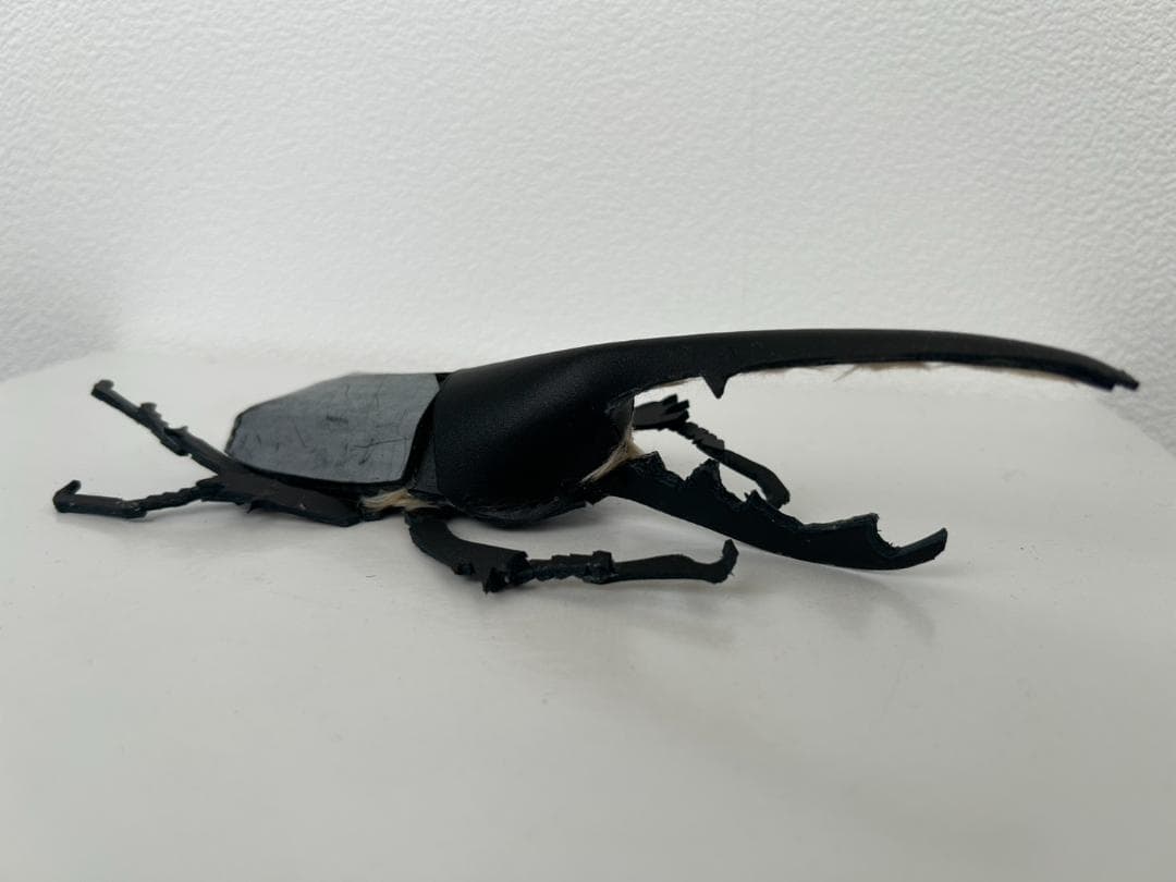 「一点物」本革 ヘラクレスオオカブト レザークラフト ハンドメイド インテリア