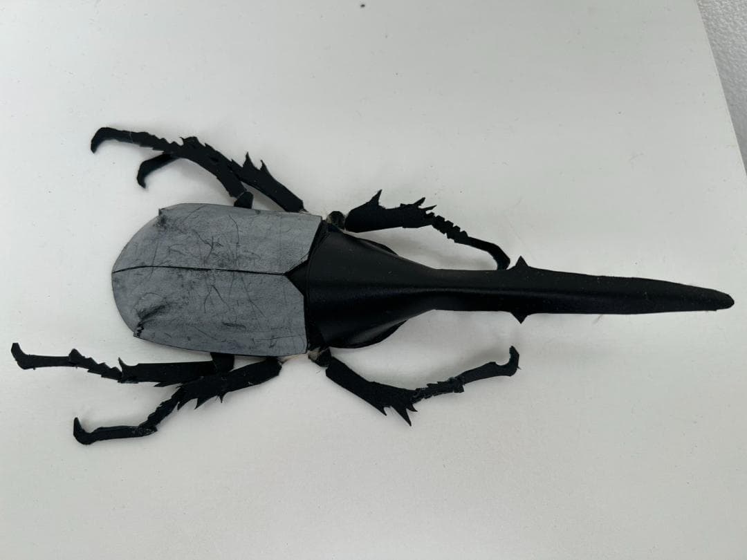 「一点物」本革 ヘラクレスオオカブト レザークラフト ハンドメイド インテリア