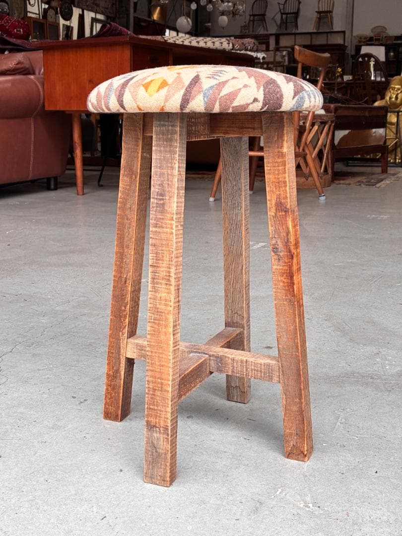 vintage stool オルテガスツール　ペンドルトン　ネイティブ柄