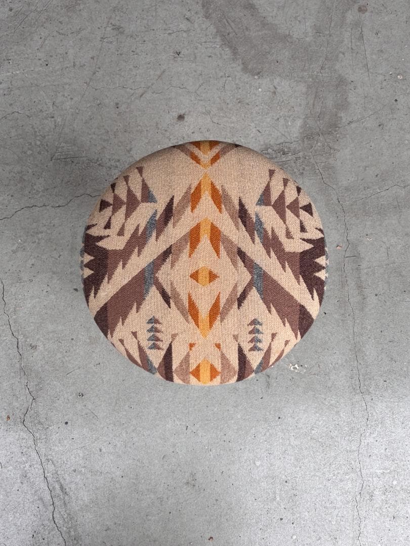 vintage stool オルテガスツール　ペンドルトン　ネイティブ柄