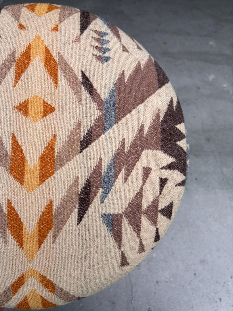 vintage stool オルテガスツール　ペンドルトン　ネイティブ柄