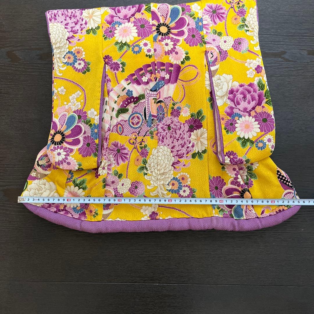 ハンドメイド ミニチュア着物 色打掛 ちりめん