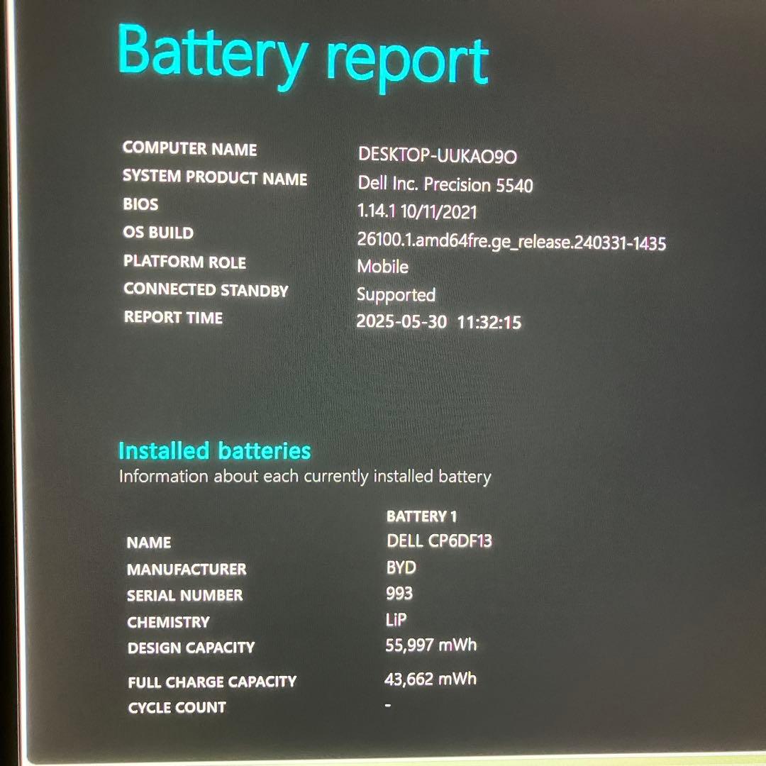 美品 DELL 5540 i7 16GB ワークステーション オフィス2024