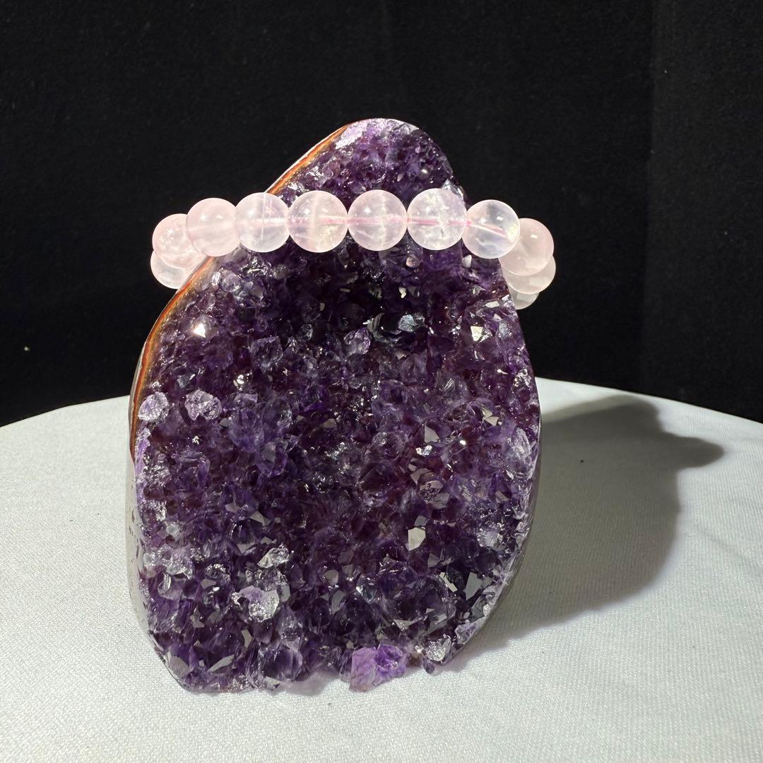 天然石アメジストの原石　ドーム　置物NO.070613