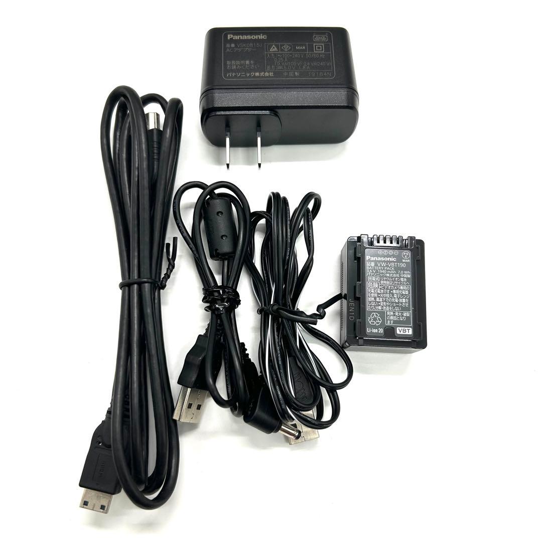 美品 Panasonic HC-V480MS フルHD ビデオカメラ