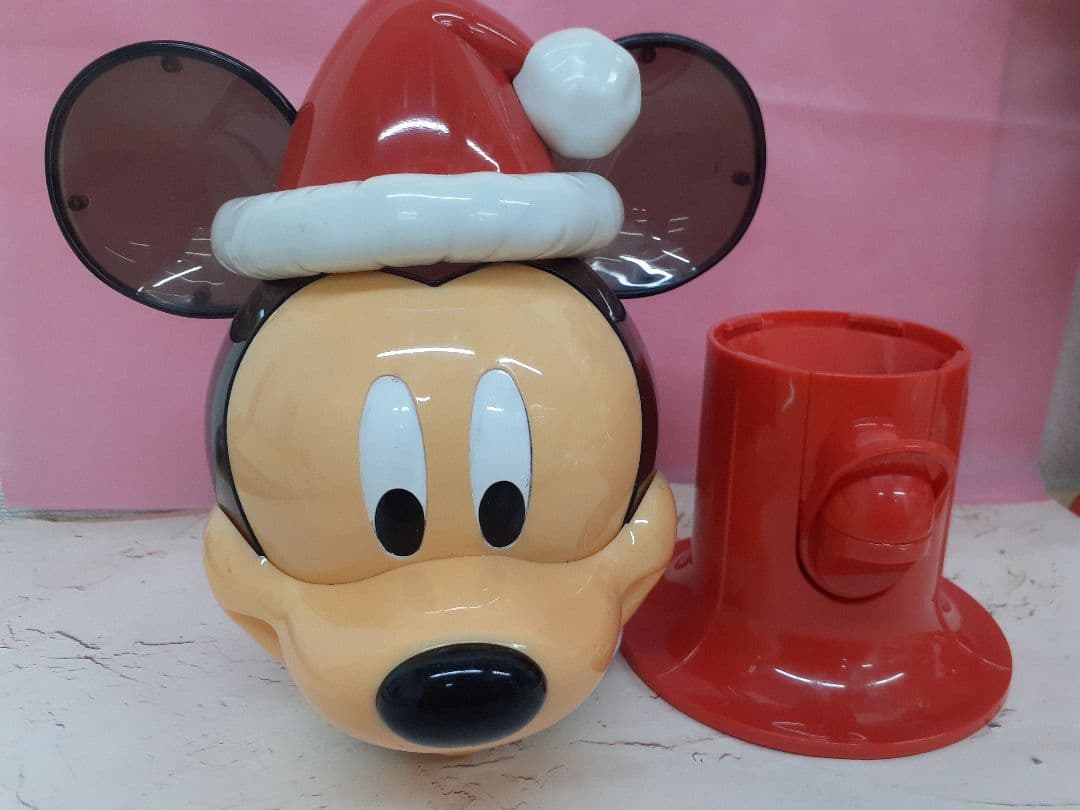 ミッキーマウス サンタ帽子 チョコレートディスペンサー2個セット