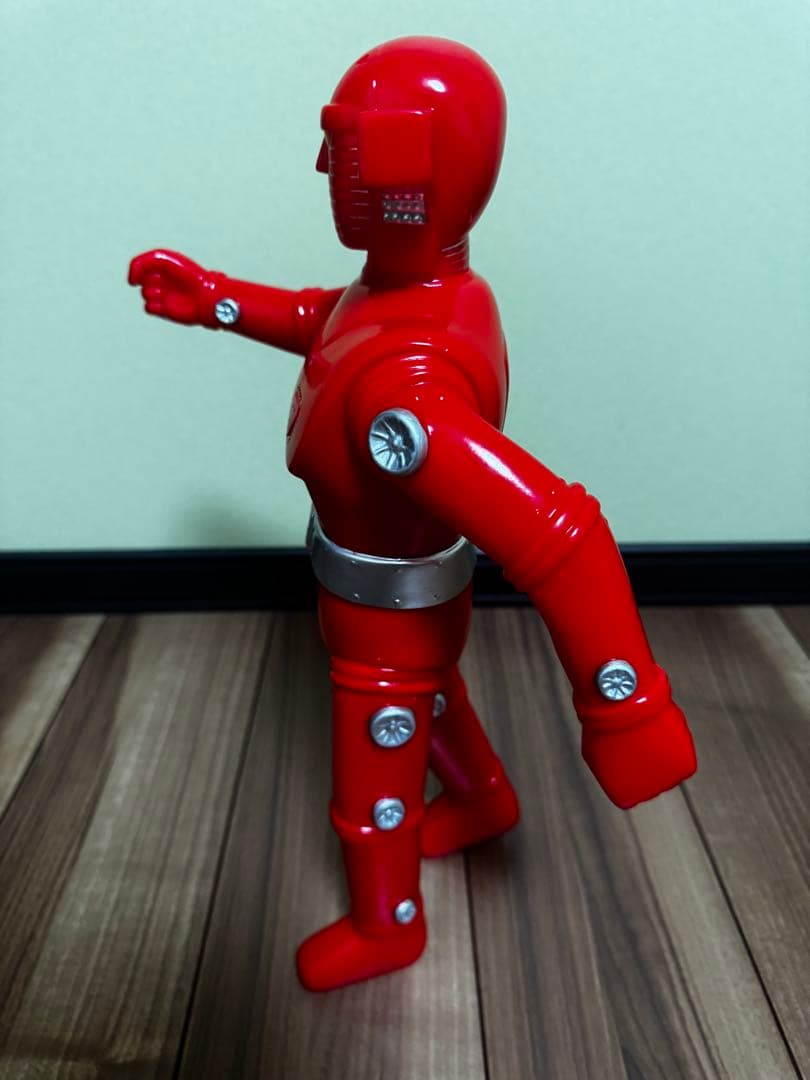 【当時物・特大41cm】無版権 レッドバロン ソフビ フィギュア レトロ