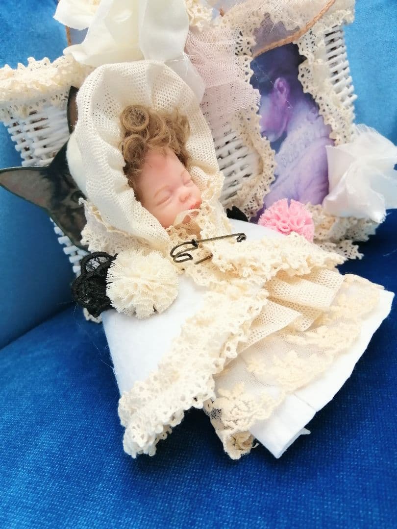 猫ちゃん♡お出かけパニエ♡バッグ♡可愛いセット♡ベビー♡ドール♡ぬいぐるみ♡