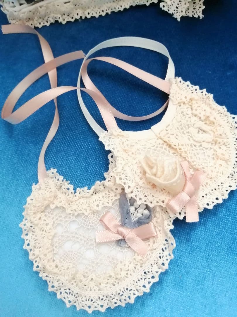 猫ちゃん♡お出かけパニエ♡バッグ♡可愛いセット♡ベビー♡ドール♡ぬいぐるみ♡