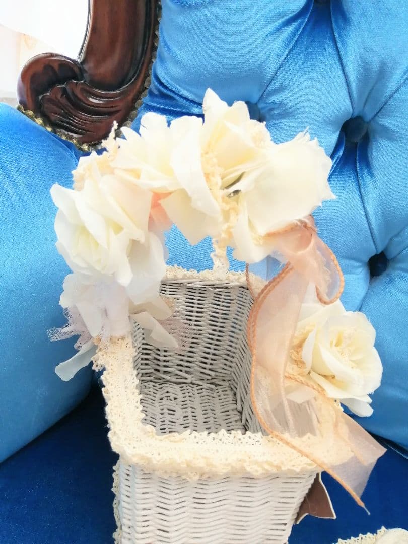 猫ちゃん♡お出かけパニエ♡バッグ♡可愛いセット♡ベビー♡ドール♡ぬいぐるみ♡