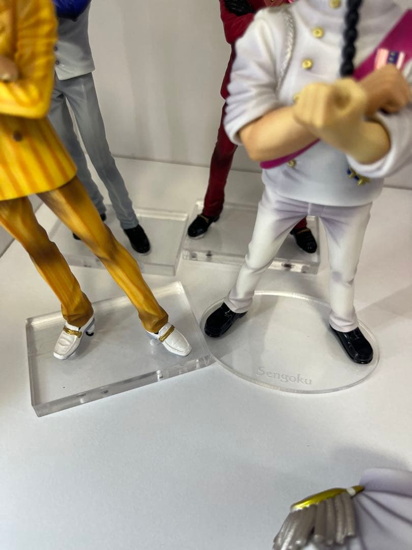 ワンピース　フィギュア　赤犬　青雉　黄猿　センゴク　ガープ