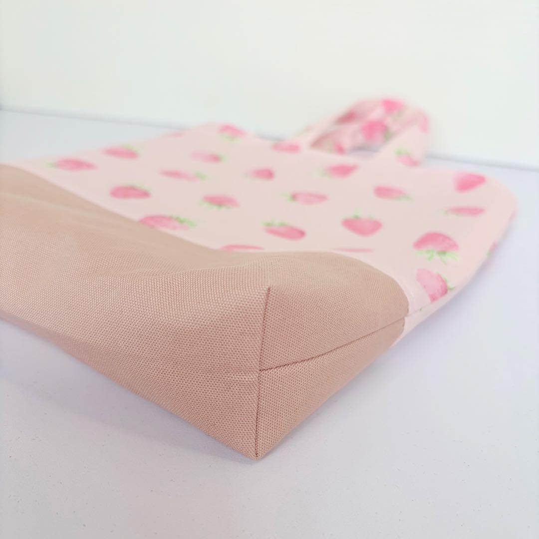 ゆゆ様　確認用　いちご　ピンク　チェリーピンク　給食袋　道具袋　25×25×5