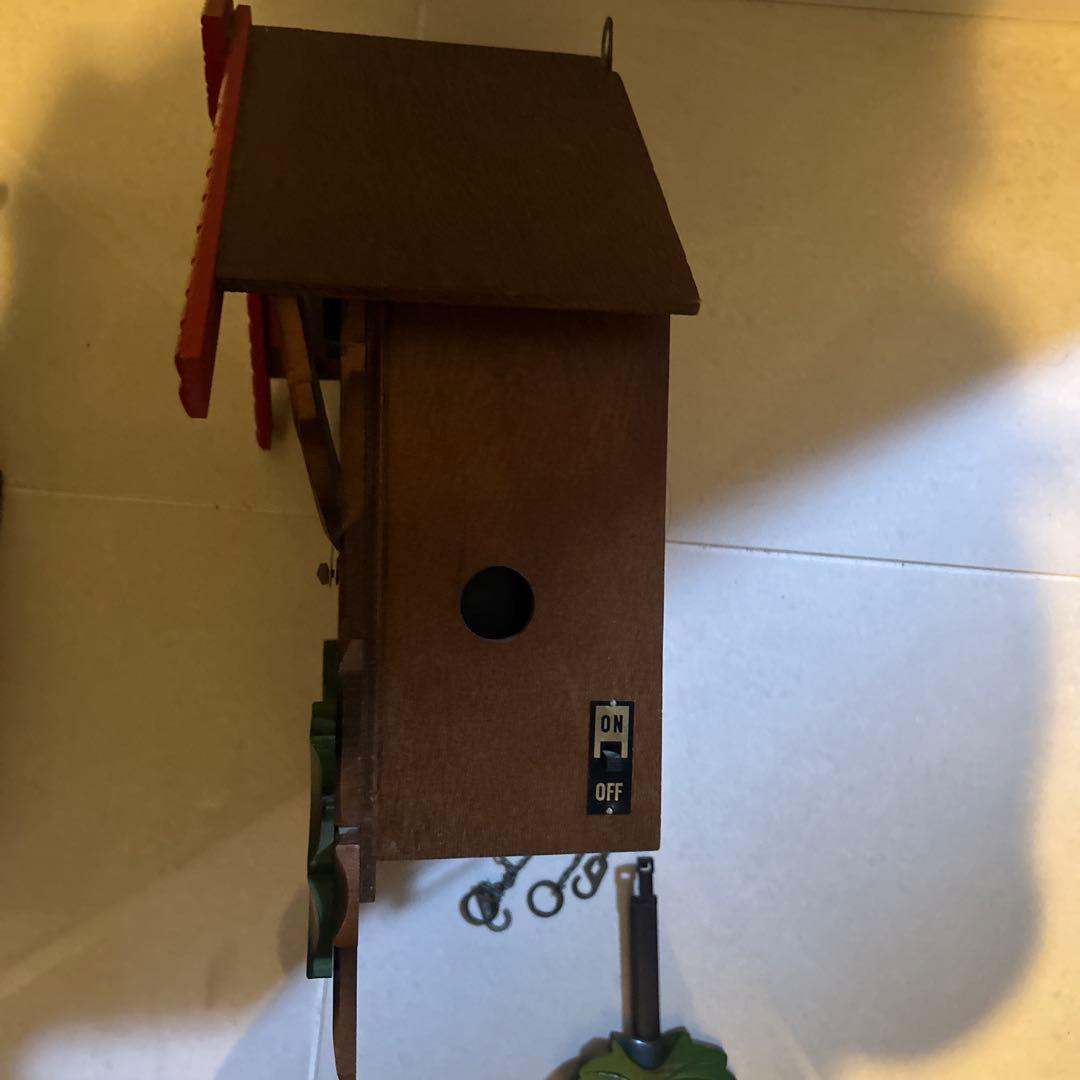 カッコウ時計風 振り子式時計ジャンク品