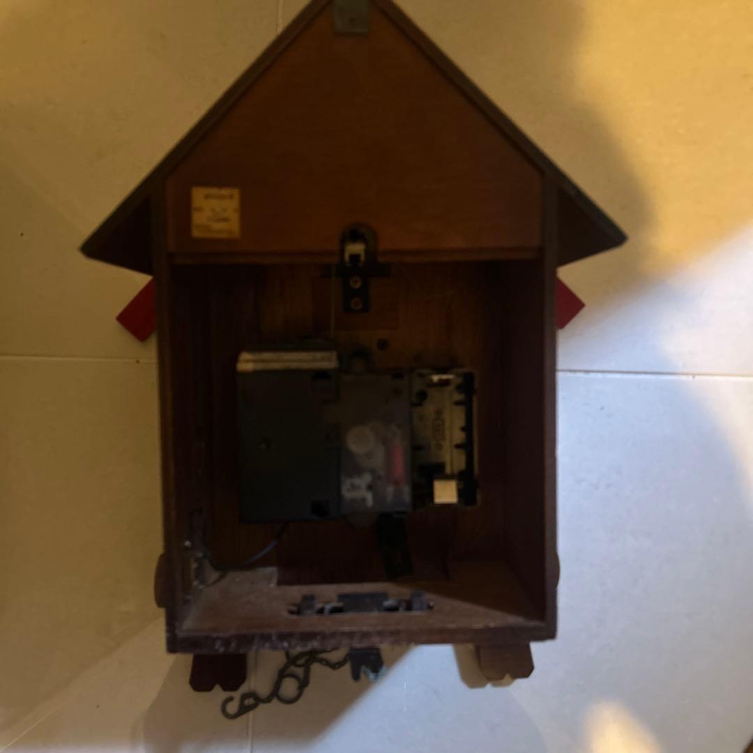 カッコウ時計風 振り子式時計ジャンク品