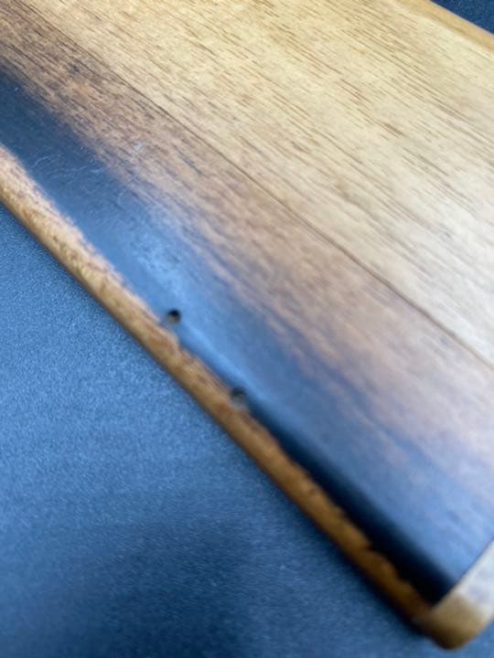 [即購入OK]銘木 黒柿(くろがき) 無垢材名刺入れ　新品未使用　希少材