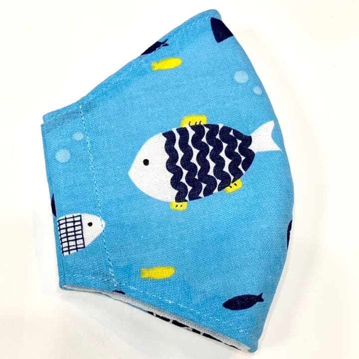 No.96 オーダーマスク　魚　海の生き物　ハンドメイド　おまとめ割