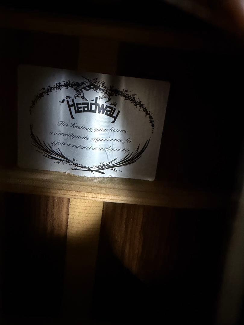 Headway スロテッドヘッド　アコースティックギターHCG-45R パーラー