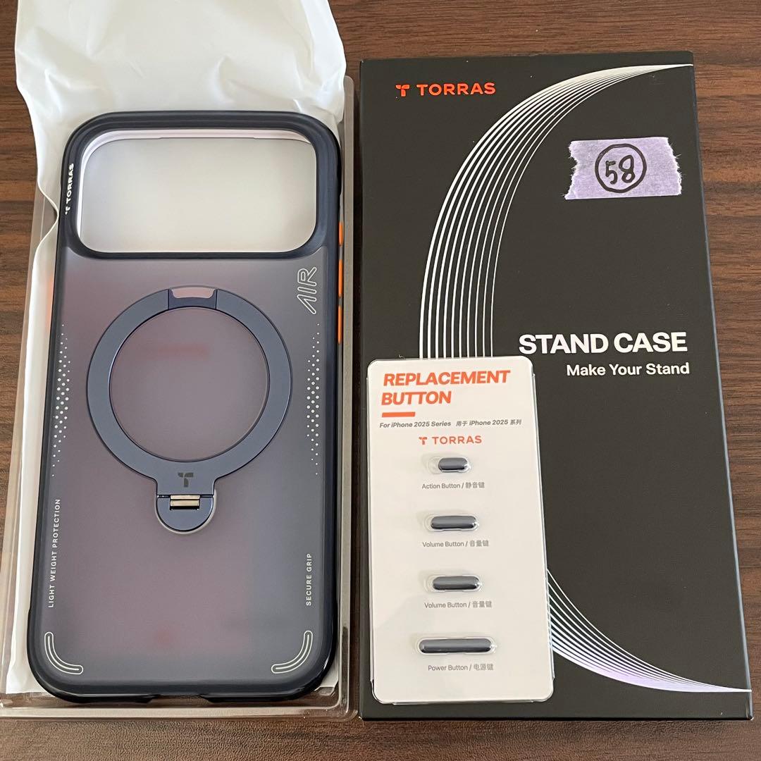 TORRAS iPhone 17 ProMax ケース エアバッグ マグセーフ