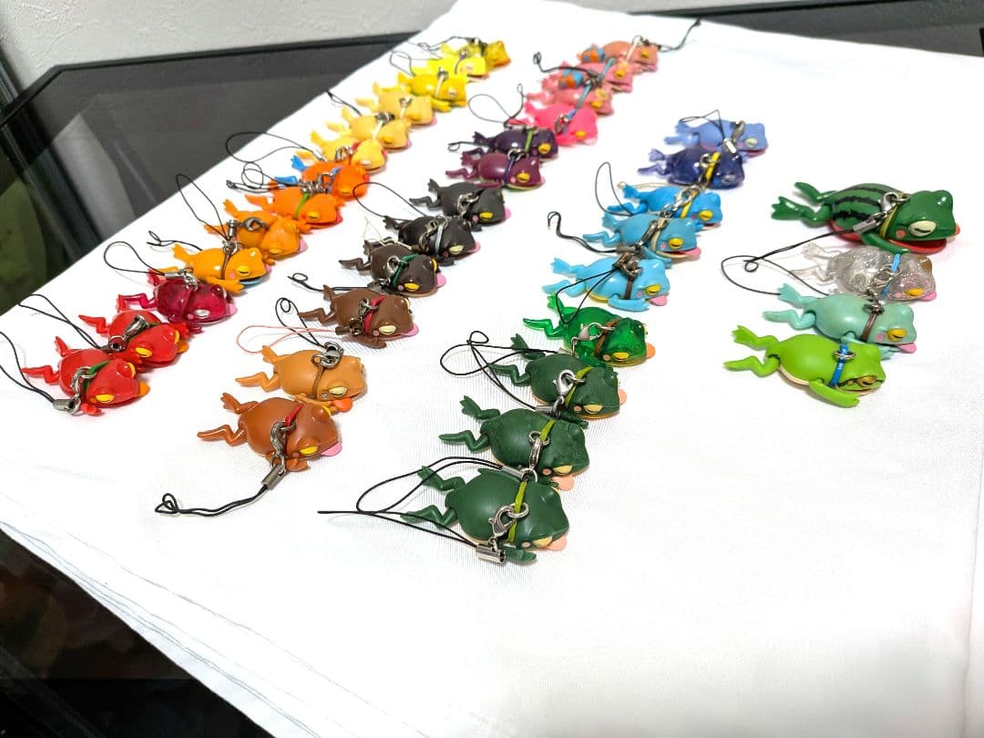 おさんぽカエル　シリーズいろいろ38匹セット　シークレットすいか含　奇譚クラブ