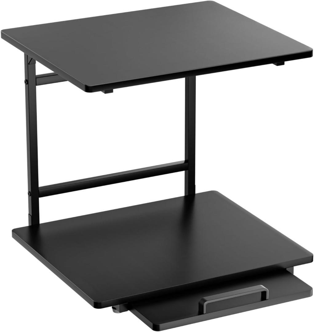 冷蔵庫上ラック レンジラック スライド棚付き キッチン 収納ラック