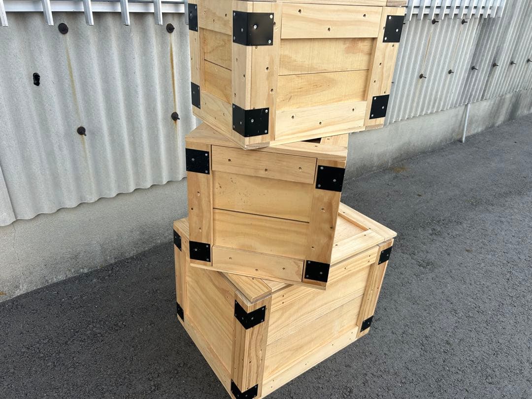 木製ボックス　3個セット(気になる方は値段交渉してください)